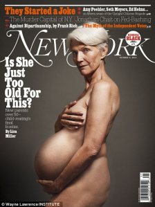 I know this is disturbing, but I don't really think it's all that more disturbing than most naked pregnant pictures.  